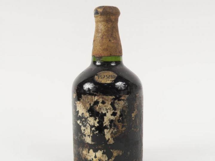 1 VIEILLE BOUTEILLE PORTO ROZÈS - 1929 - SE/CAPS AB