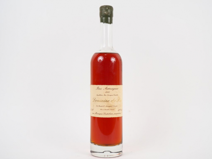 1 BOUTEILLE BAS ARMAGNAC DOMAINE DU PIN 48° - 1983