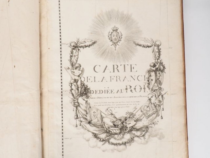 [ATLAS]. [CAPITAINE (Louis)]. CARTE DE LA FRANCE dédiée au Roi, par le