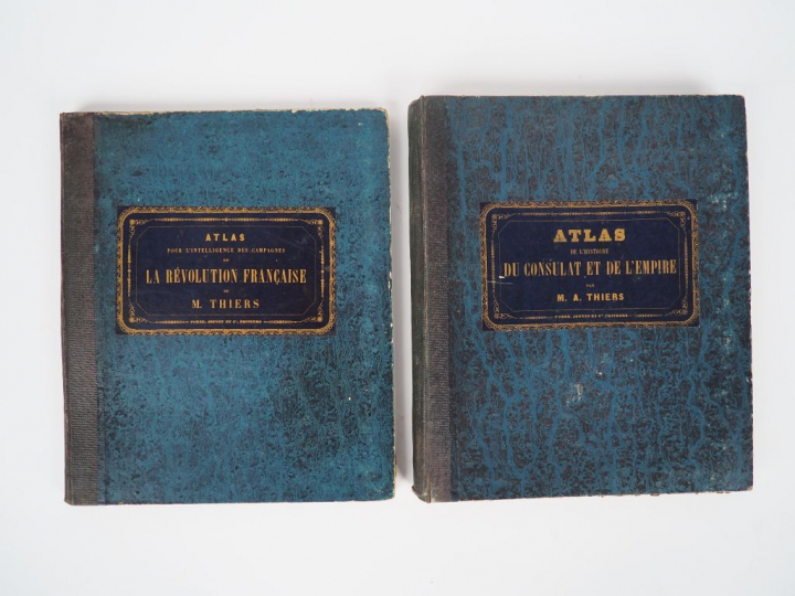 [ATLAS]. THIERS (A.). ATLAS DES CAMPAGNES DE LA RÉVOLUTION FRANCAISE -