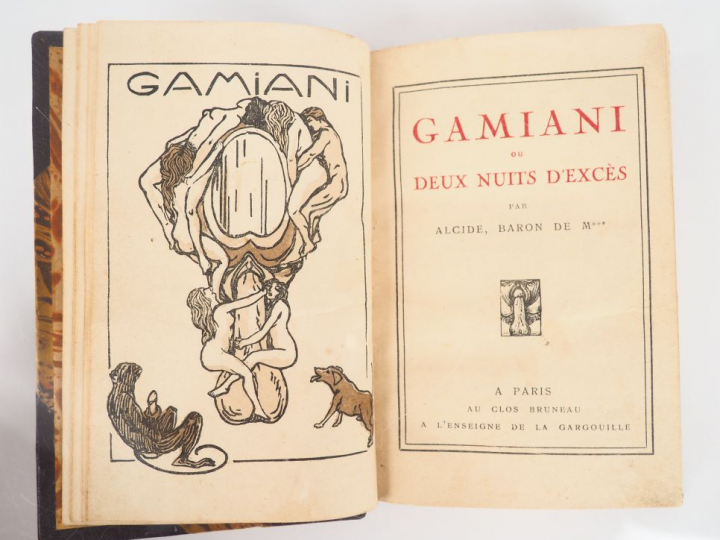 [CURIOSA]. [MUSSET (Alfred de)]. GAMIANI ou Deux nuits d’excès par Alc