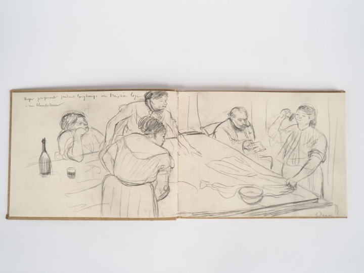 DEGAS (Edgar). ALBUM DE DESSINS. Préface de Daniel Halévy. Paris, Quat