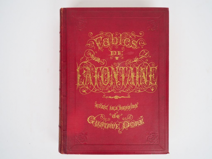 [DORÉ]. LA FONTAINE (J. de). FABLES. P., Hachette, 1868. Petit in-foli