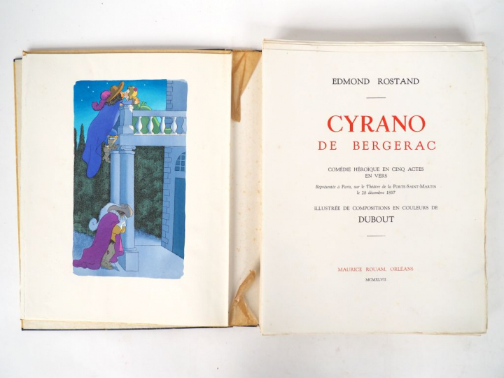 [DUBOUT]. ROSTAND (E.). CYRANO DE BERGERAC. Orléans, Rouam, 1947. Gran