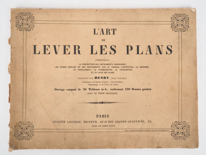 HENRY (J.-B., des Vosges). L’ART DE LEVER LES PLANS. P., Logerot, [cir