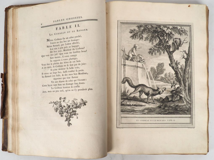 LA FONTAINE. FABLES CHOISIES, mises en vers. Paris, Desaint et Saillan