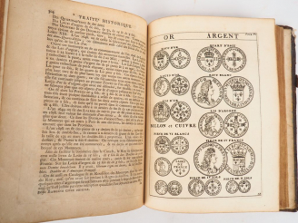 Vente aux enchères LE BLANC (Fr.). TRAITÉ HISTORIQUE DES MONNOYES DE FRANCE, avec leurs f