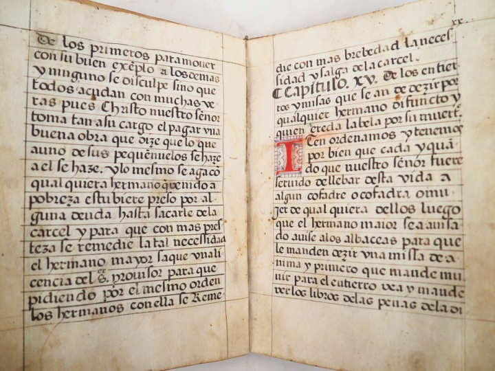 [MANUSCRIT]. MANUSCRIT RELIGIEUX EN LANGUE ESPAGNOLE FIN XVIIe. En die