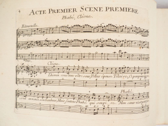 Vente aux enchères [MUSIQUE]. RAMEAU (J.-Ph.). CASTOR ET POLLUX. Tragédie mise en musique