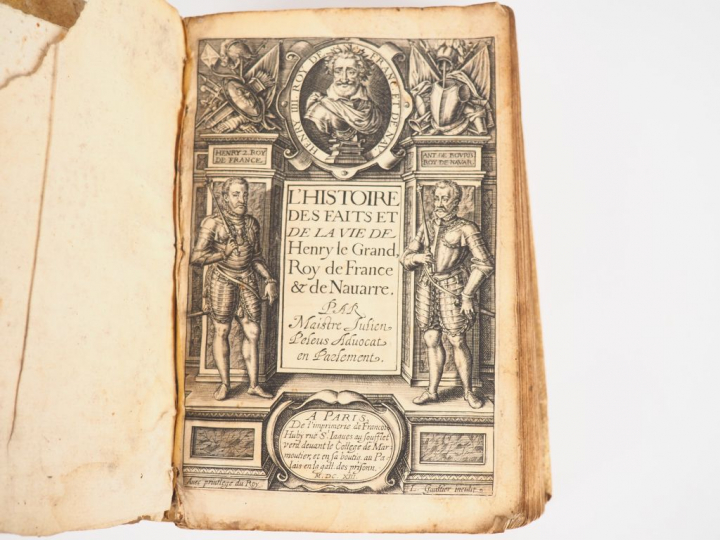 PELEUS (Julien). L’HISTOIRE DES FAITS ET DE LA VIE DE HENRY LE GRAND, 