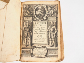 Vente aux enchères PELEUS (Julien). L’HISTOIRE DES FAITS ET DE LA VIE DE HENRY LE GRAND, 