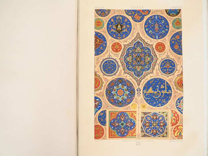 RACINET (A.). L’ORNEMENT POLYCHROME. P., Firmin-Didot, [c. 1869-1873].