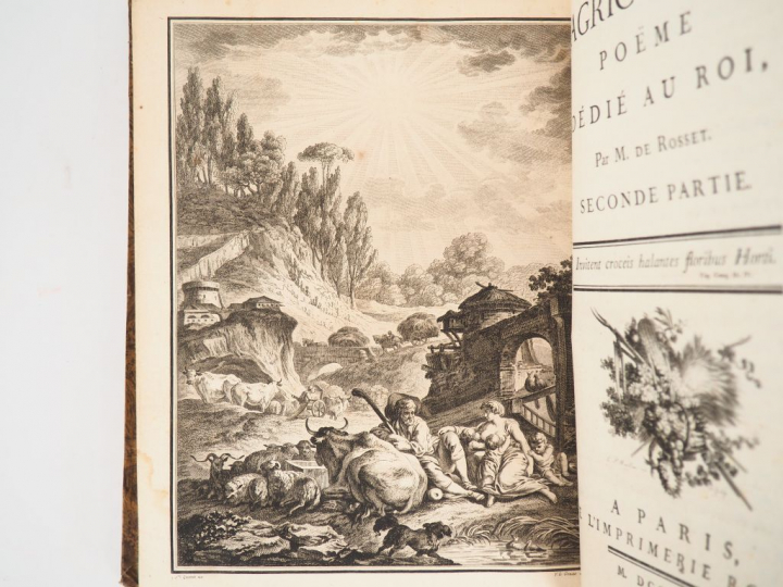 [ROSSET (Pierre Fulcrand de)]. L’AGRICULTURE. Poëme. P., Imprimerie Ro