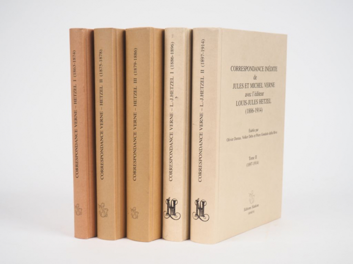 [VERNE]. CORRESPONDANCE INÉDITE DE JULES ET MICHEL VERNE avec l’éditeu