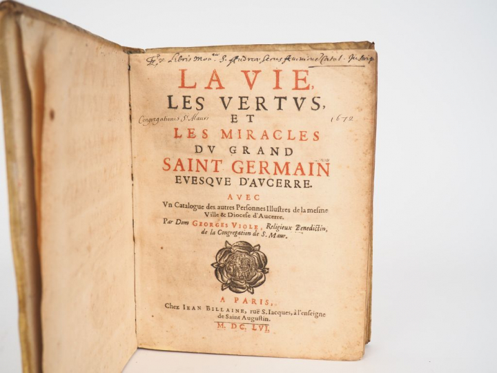 VIOLE (Georges). LA VIE, LES VERTUS, ET LES MIRACLES DU GRAND SAINT GE