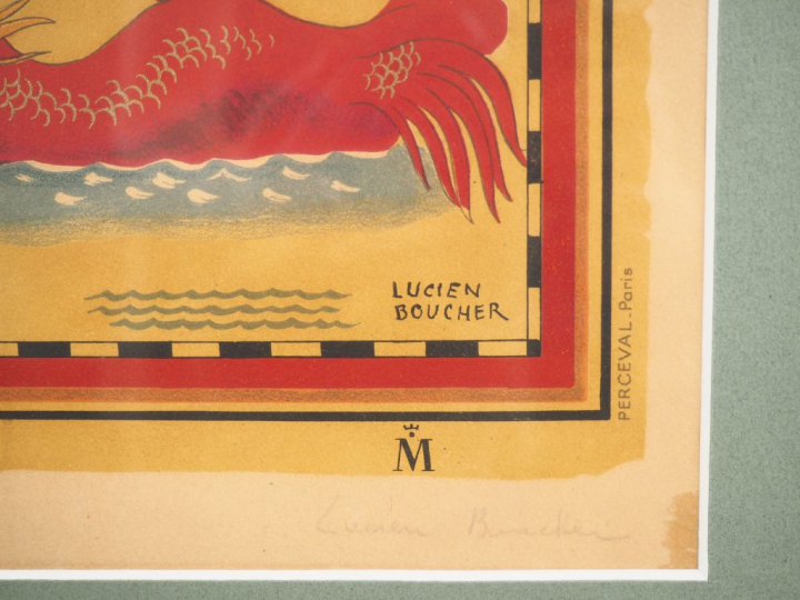 Affiche signée en bas à droite Lucien Boucher (1889 1971) Affiche édit