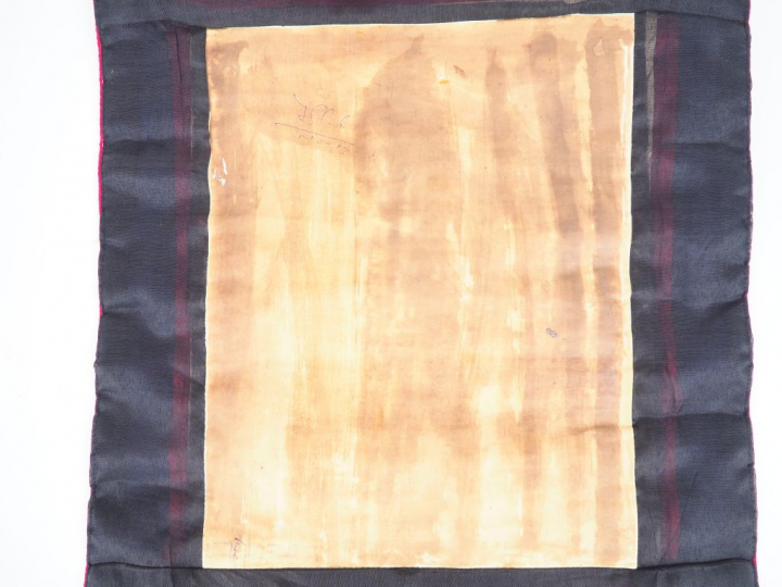 Tangka Tibétain à décor de divinités. Tibet Xxème siècle. Dim. 63,5 x 