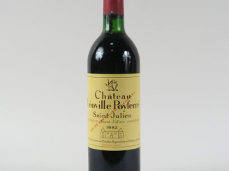 Vente aux enchères 1 BOUTEILLE CHÂTEAU LEOVILLE POYFERRE GCC ST JULIEN - 1982 - BG