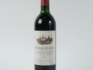 Vente aux enchères 1 BOUTEILLE CHÂTEAU AUSONE 1er GCC ST EMILION - 1985 - BG