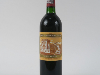 Vente aux enchères 1 BOUTEILLE CHÂTEAU DUCRU BEAUCAILLOU GCC ST JULIEN - 1986 - BG