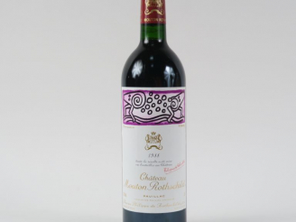 Vente aux enchères 1 BOUTEILLE CHÂTEAU MOUTON ROHSCHILD 1er GCC PAUILLAC - 1988 - BG