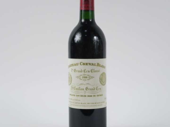 1 BOUTEILLE CHÂTEAU CHEVAL BLANC 1er GCC ST EMILION - 1988 - BG