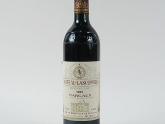 Vente aux enchères 1 BOUTEILLE CHÂTEAU LASCOMBES GCC MARGAUX - 1989