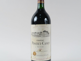 Vente aux enchères 1 MAGNUM CHÂTEAU PONTET CANET GCC PAUILLAC - 1989 - ELT