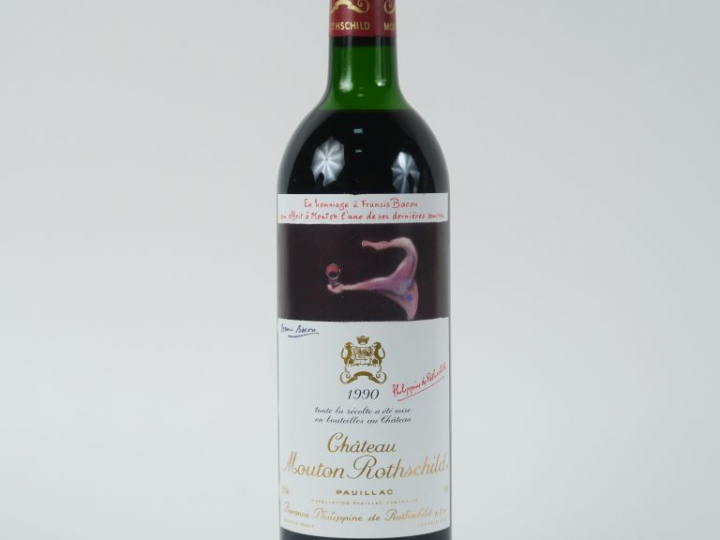 1 BOUTEILLE CHÂTEAU MOUTON ROTHSCHILD 1er GCC PAUILLAC - 1990 - HEP