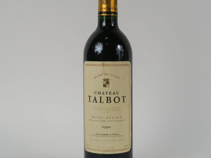 1 BOUTEILLE CHÂTEAU TALBOT GCC ST JULIEN - 1990