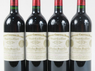 Vente aux enchères 4 BOUTEILLES CHÂTEAU CHEVAL BLANC 1er GCC ST EMILION - 1994 - ETLF
