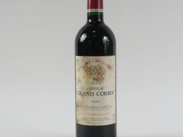 1 BOUTEILLE CHÂTEAU GRAND CORBIN GCC ST EMILION - 1995