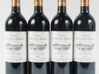 Vente aux enchères 4 BOUTEILLES CHÂTEAU RAUZAN SEGLA GCC MARGAUX - 2000