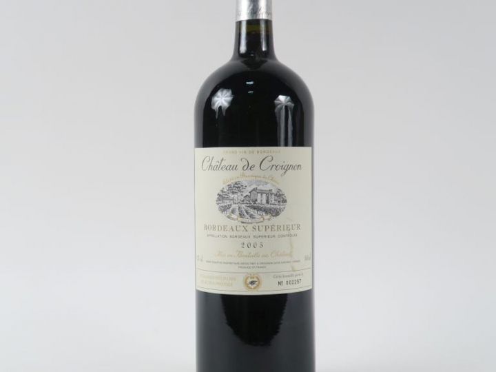 1 MAGNUM CHÂTEAU DE CROIGNON BORDEAUX SUPERIEUR - 2005