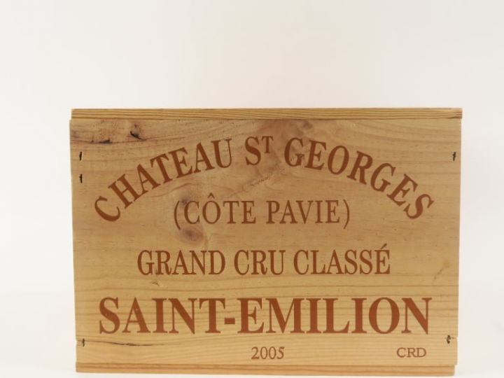 6 BOUTEILLES CHÂTEAU ST GEORGES GCC ST EMILION - 2005 - CBO