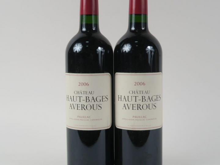2 BOUTEILLES CHÂTEAU HAUT BAGES AVEROUS PAUILLAC - 2006