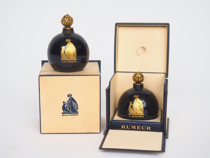LANVIN. 2 flacons de parfums dans leurs coffrets. Dim. (coffret) : 6,5