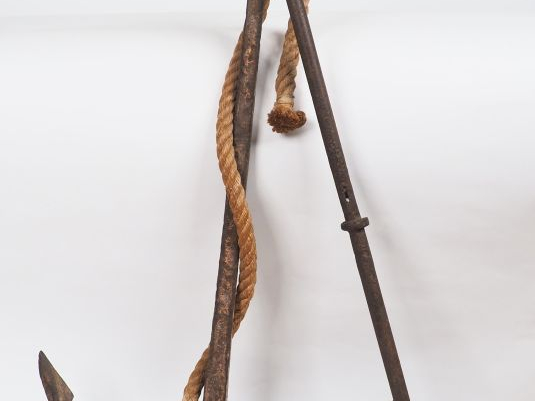 Encre de bateau. Dim. 110 x 60 cm.