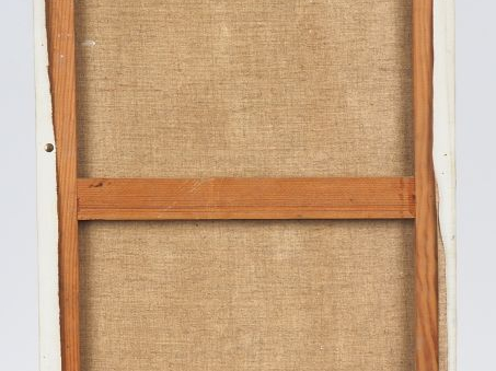 Gyorgy FARKAS. "Harlequin". Huile sur toile, signée en bas à droite et