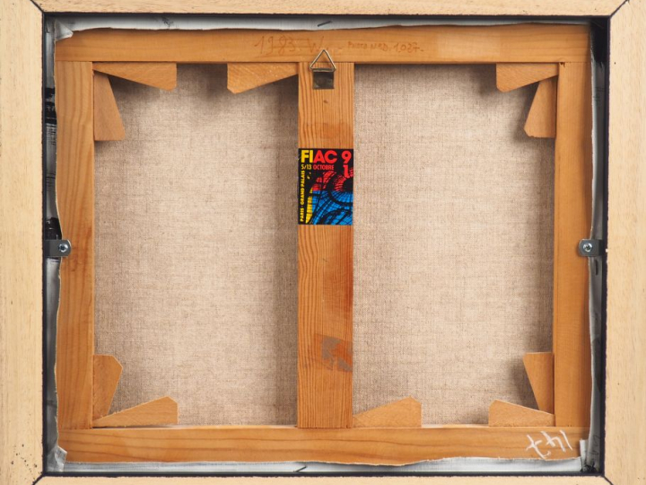 André MARFAING (1925-1987). 'Sans titre'.  Acrylique sur toile, signée