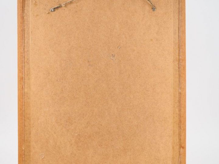 Fernand ROUX. "Pause cigarette". Aquarelle, signée en bas à gauche. Di