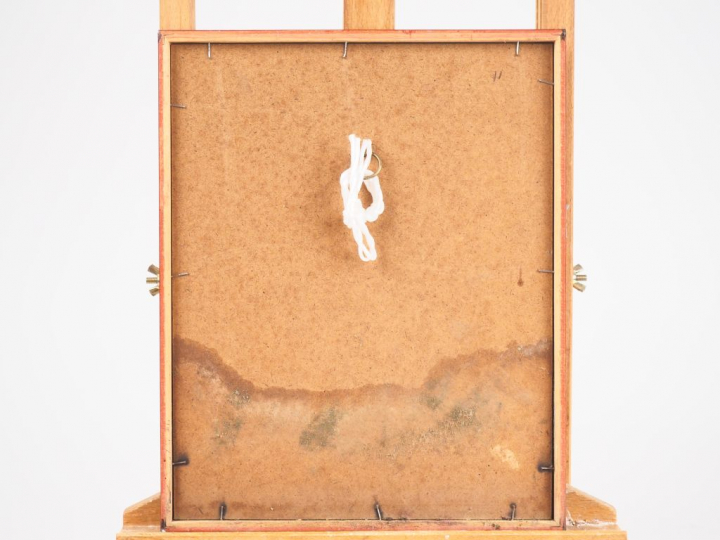 Fernand ROUX. "Composition". Dessin, signé en haut à gauche. Dim. (à v