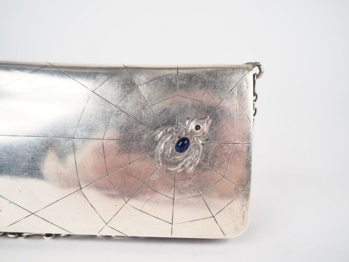 Réticule ou sac à main de soirée en argent. Odessa, début du XXe siècl