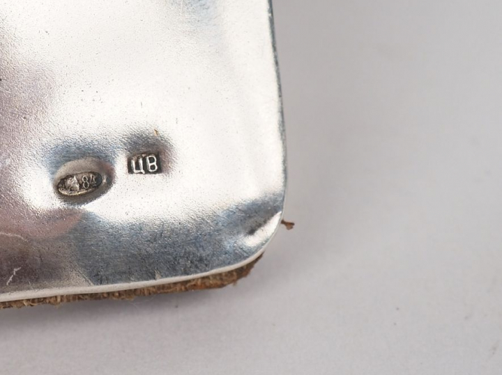 Réticule ou sac à main de soirée en argent. Odessa, début du XXe siècl