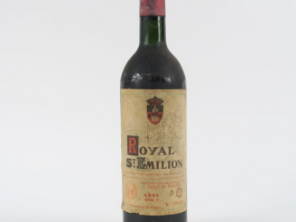Vente aux enchères 1 BOUTEILLE ROYAL ST EMILION - 1961 - BG