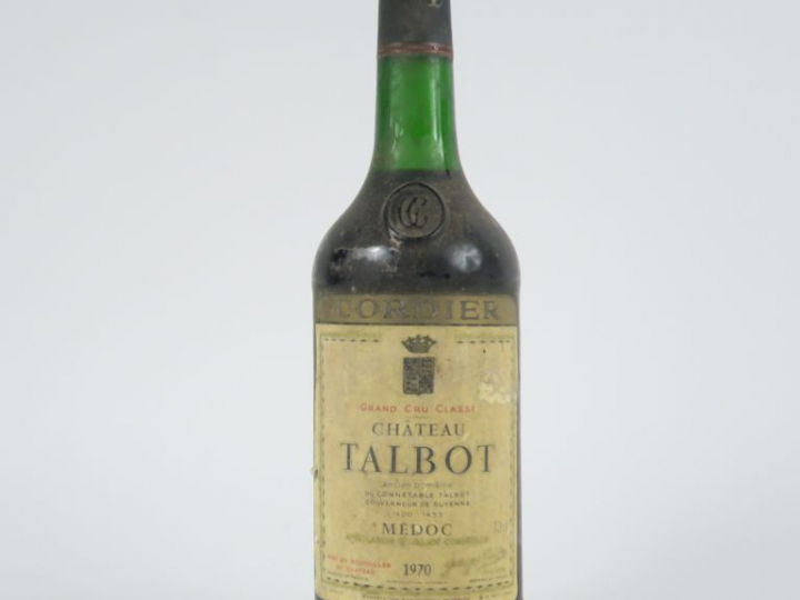 1 BOUTEILLE CHÂTEAU TALBOT GCC MEDOC - 1970 - BS