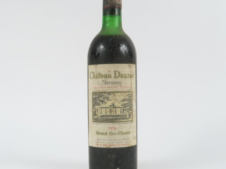 1 BOUTEILLE CHÂTEAU DAUZAC GCC MARGAUX - 1976 - HEP/BS