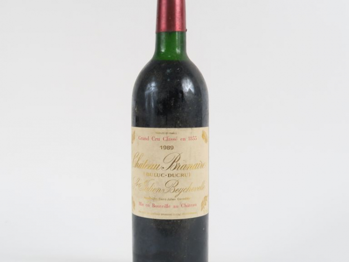 1 BOUTEILLE CHÂTEAU BRANAIRE GCC ST JULIEN - 1989 - LB