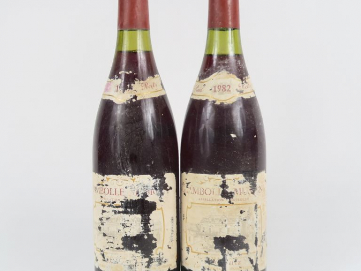 2 BOUTEILLES CHAMBOLLE MUSIGNY PAUL REITZ - 1982 - EA
