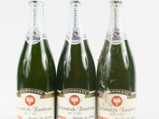 Vente aux enchères 3 BOUTEILLES CHAMPAGNE JACKOWIAK - RONDEAU